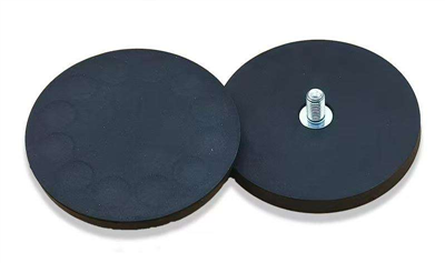 Kraftig gummibelagd krukamagnet för att säkra ljus och kameror på fordon