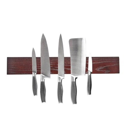 Nordamerikansk svart valnöt magnetisk knivhållare